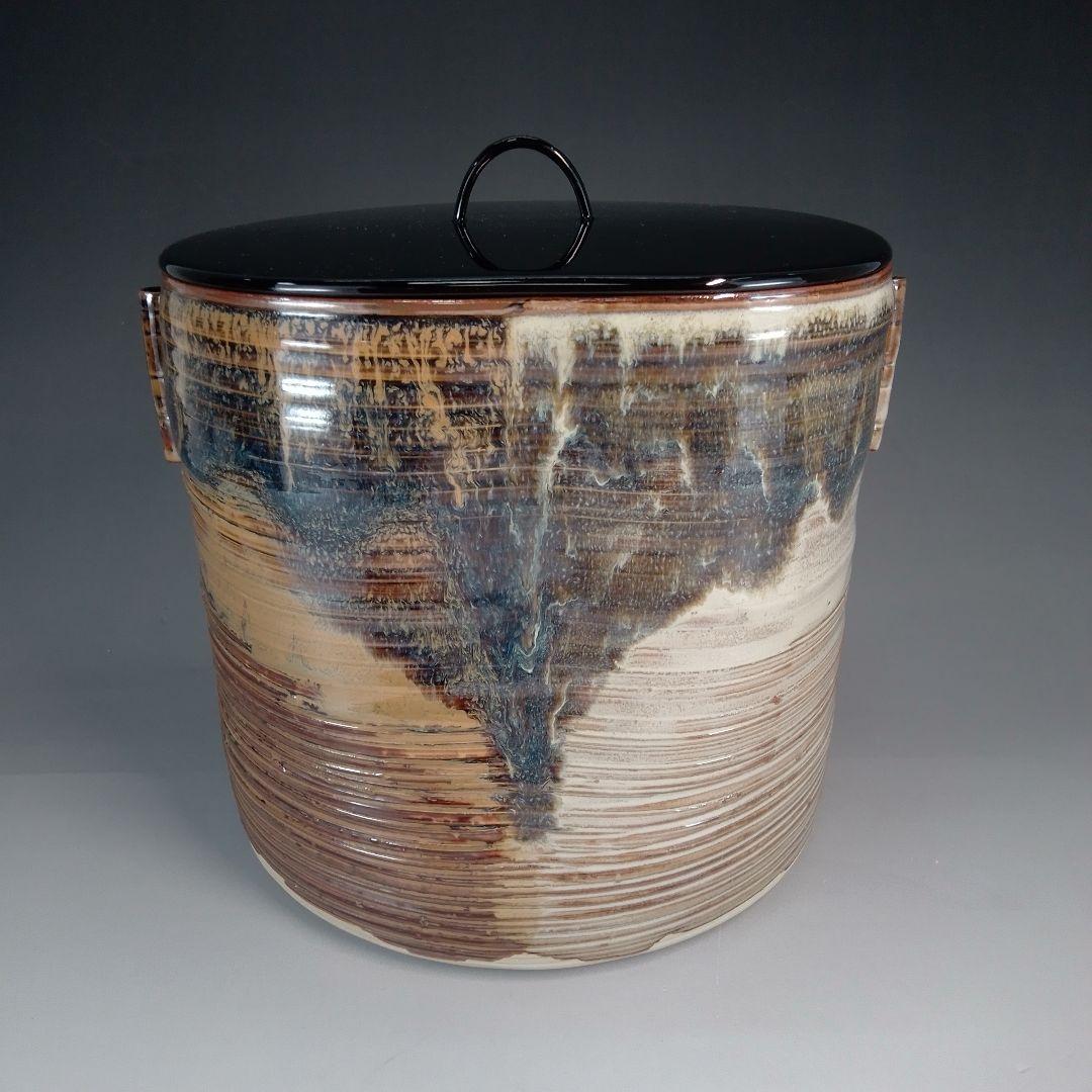 楽山　高取　水指　耳付　高取焼　水差し