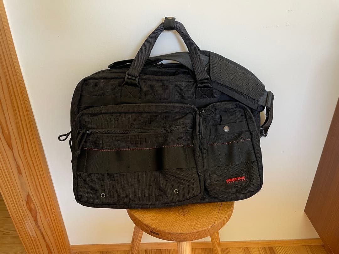 再値下げ　BRIEFING ビジネスバッグ ブラック B4OVERTRIP