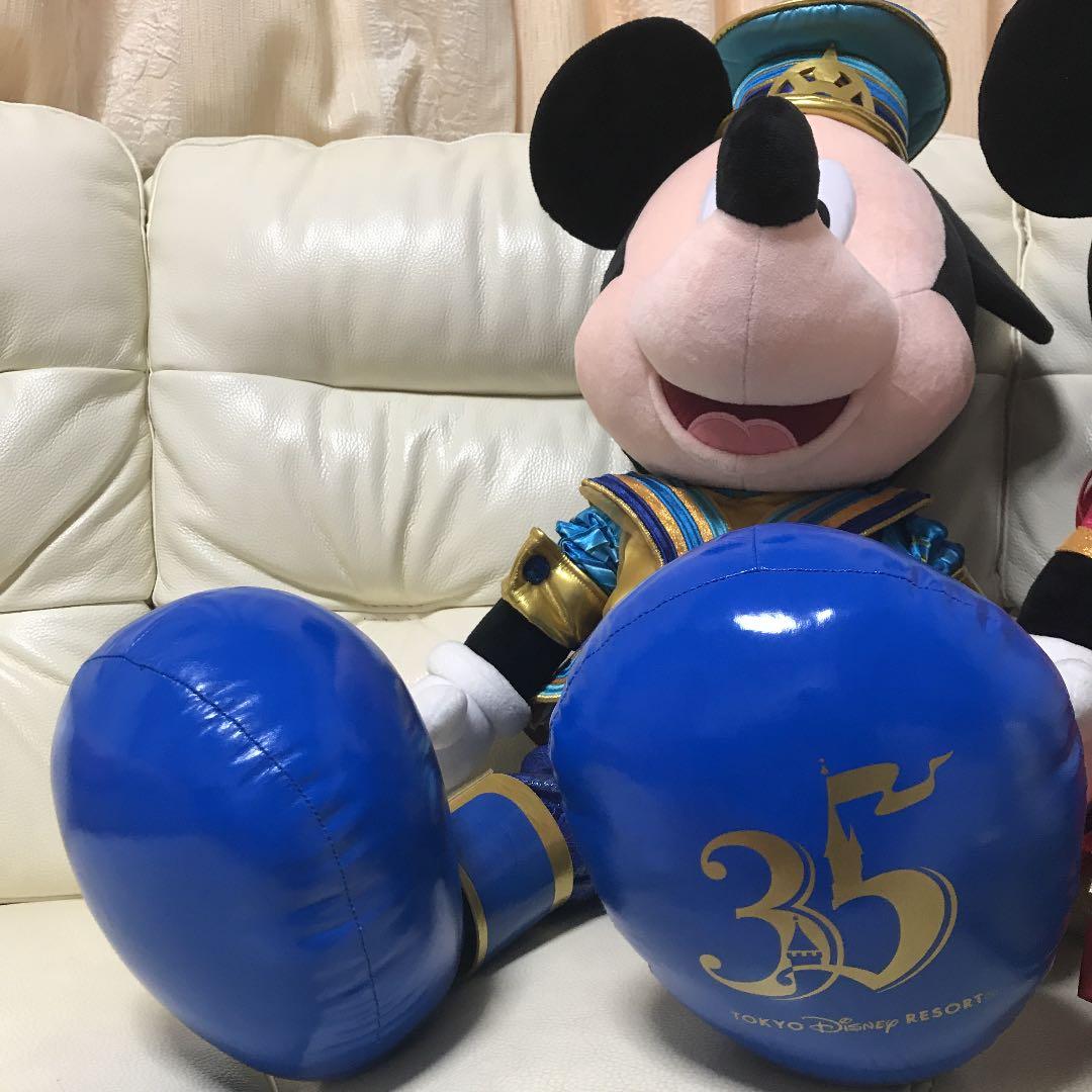 ミッキー&ミニー　35周年　(特大)ぬいぐるみ