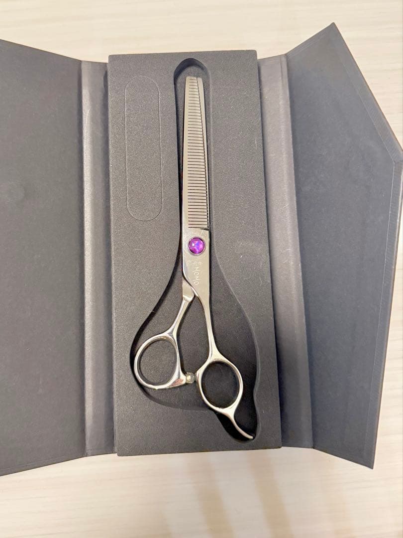 momoシザー　セニングシザー　カット率75%