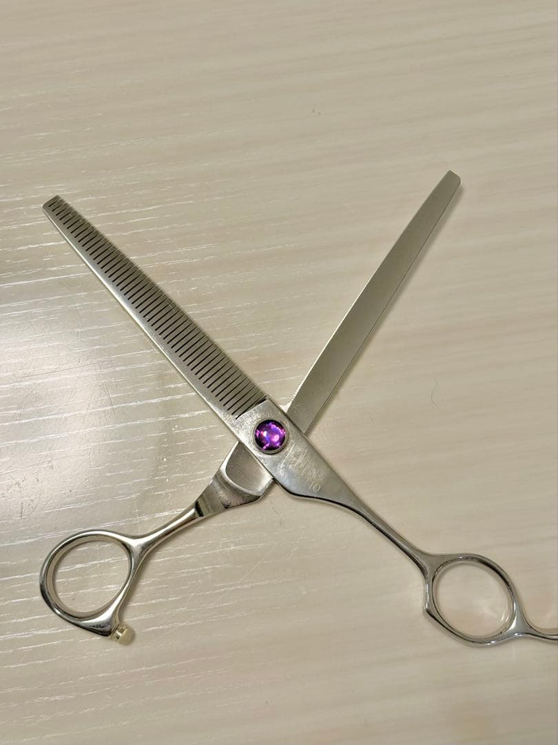 momoシザー　セニングシザー　カット率75%