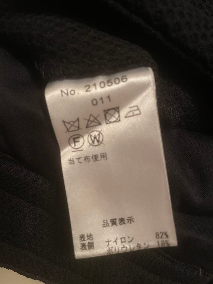 ゴルフ用 黒 ダウンデザインパンツ