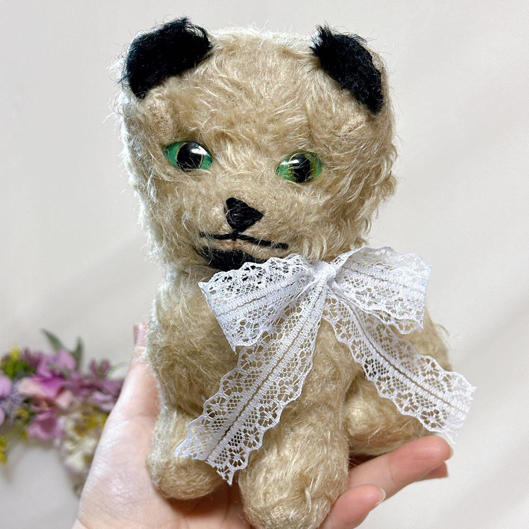 ❤️アンティーク❤️ 猫　四つ足のぬいぐるみ　オルゴール　チルターン？　Cat