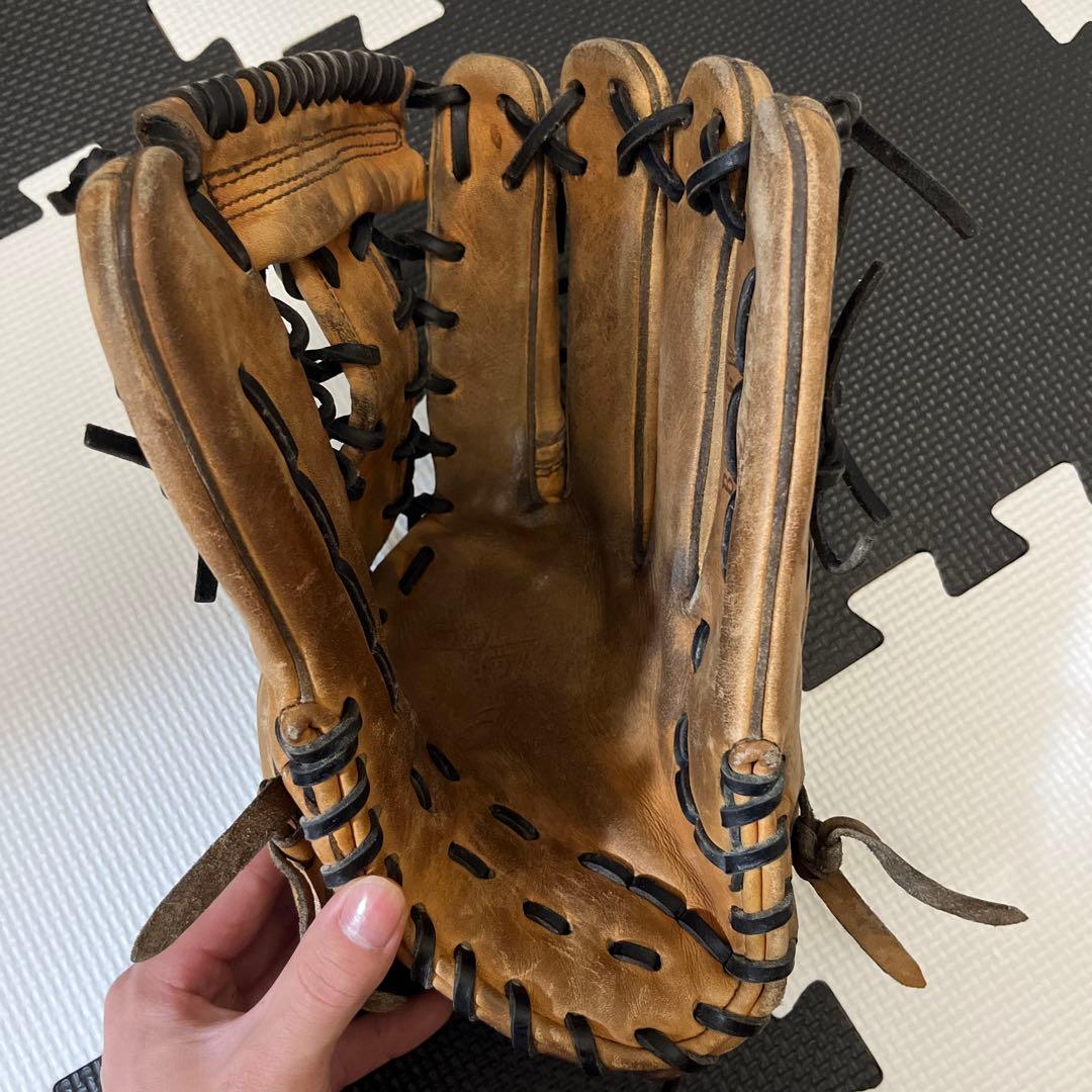 ASICS GOLDSTAGE 硬式グローブ ブラウン