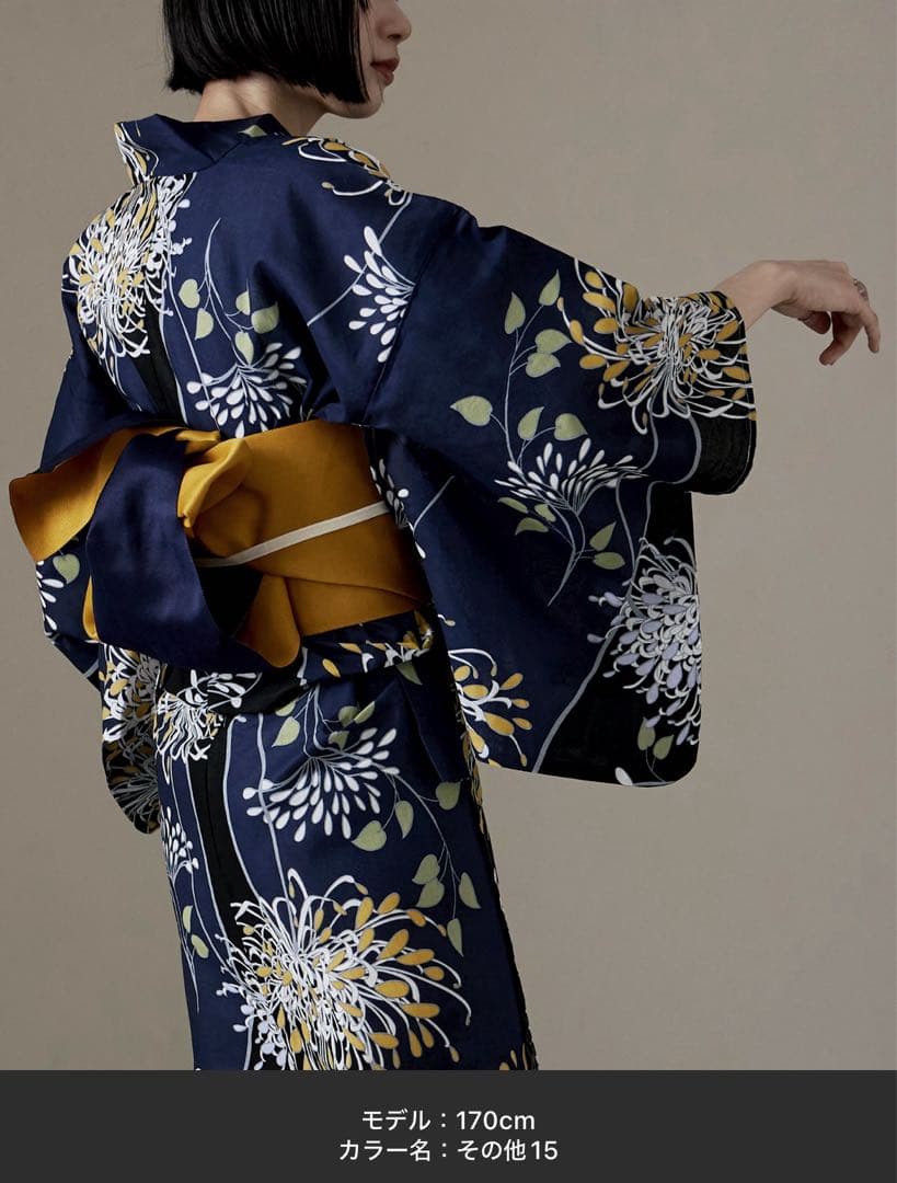 浴衣セット レディース 大人浴衣ブランド 綿仕立て上がり 浴衣＋帯つき2点