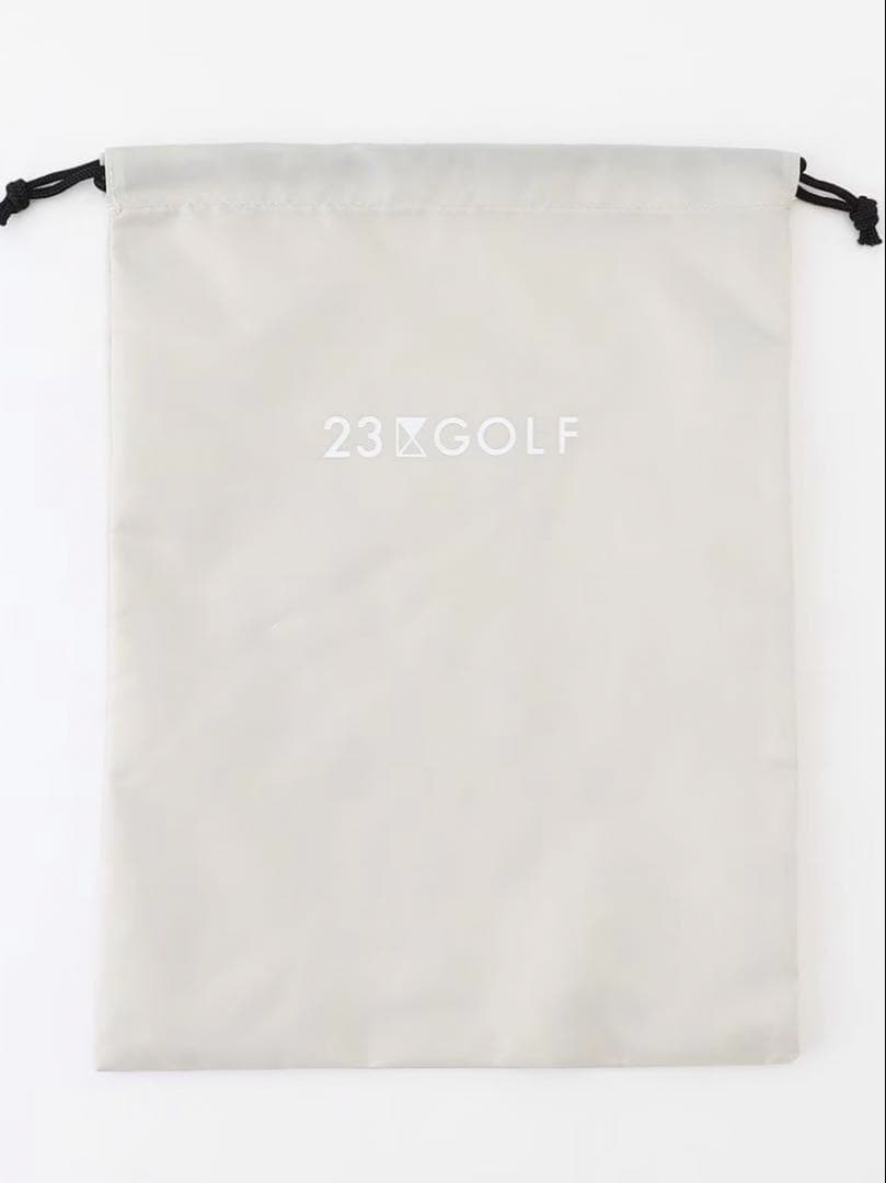 【新品タグ付】23区GOLF ピンク ロゴチェックバッグ
