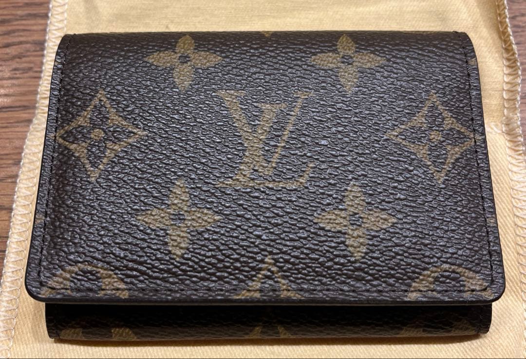 【未使用】 LOUIS VUITTON ルイビトン モノグラム 名刺入れ