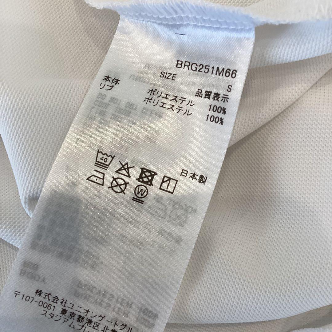 新品　BRIEFING MEN’S MINI LOGO POLO ホワイトS