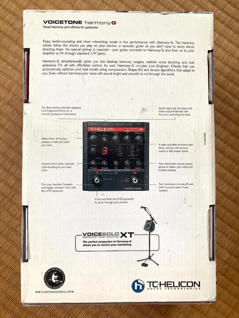 DJ機材 TC HELICON VOICETONE HARMONY G VOCAL