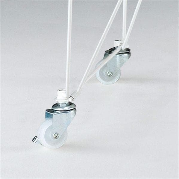 新品■簡単ネットワゴン90cm白色キャスター付ディスプレイ催事SALE販売業務用