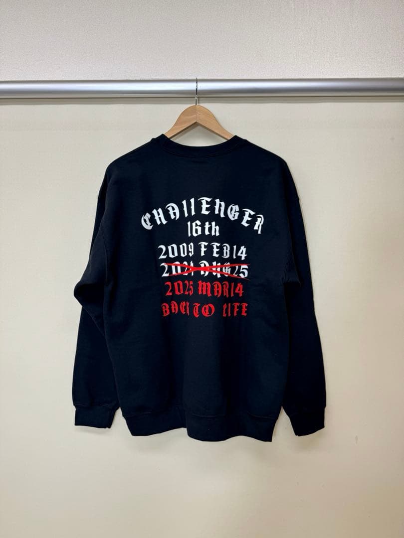 CHALLENGER BACK TO LIFE SWEAT Lサイズ