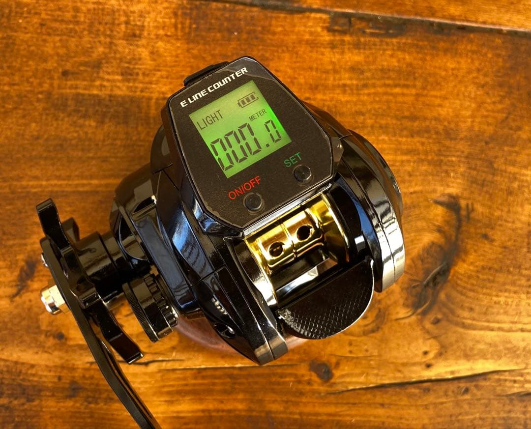 ジギングロッド　デジタルカウンター付きベイトリール　タイラバ　2wayティップ