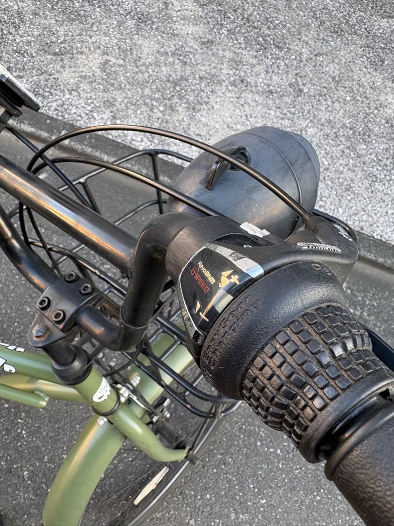 オリーブグリーン KBビーチクルーザー 自転車