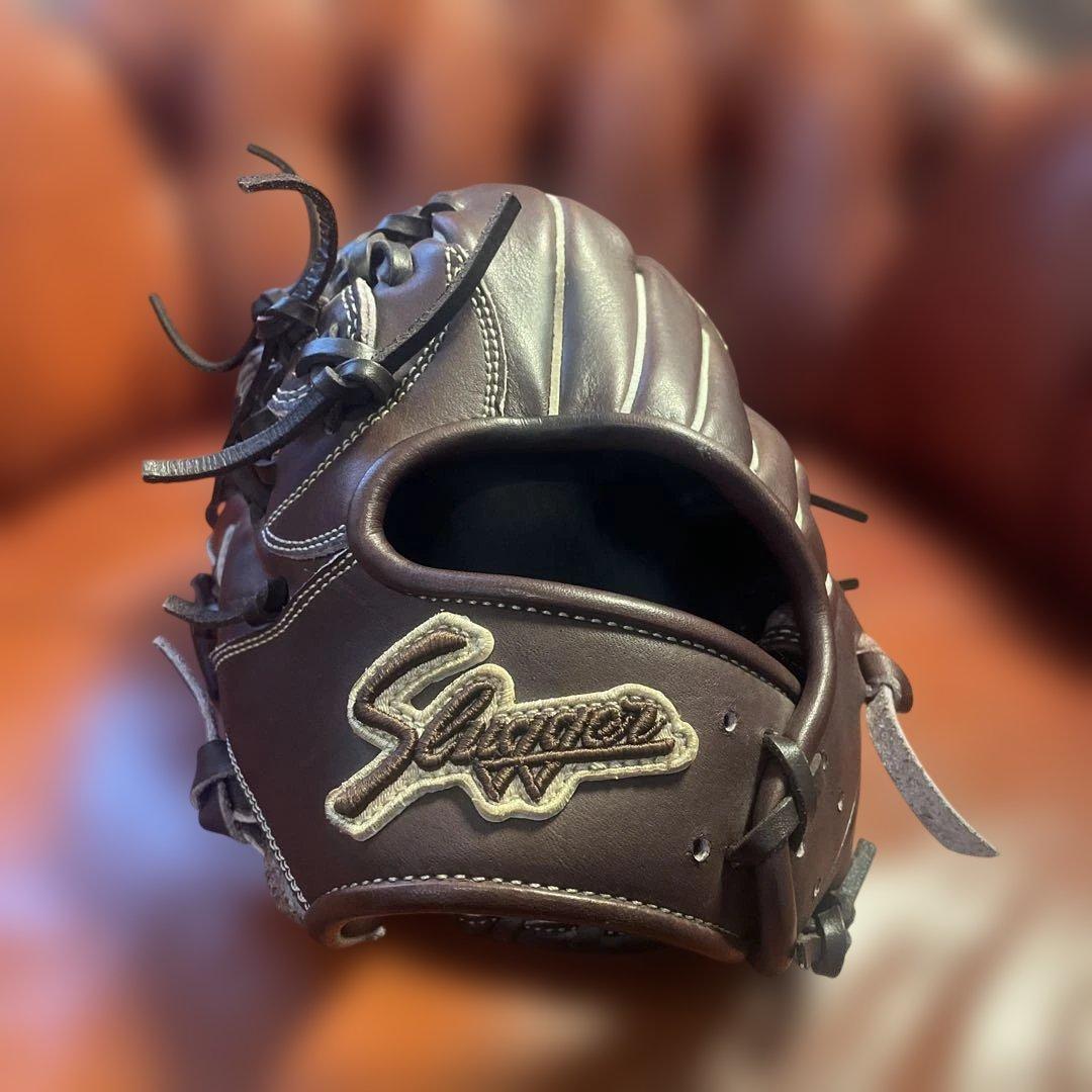 久保田スラッガー 限定品 KSN-J1 少年 軟式用 中指 ロゴ入り 左投げ