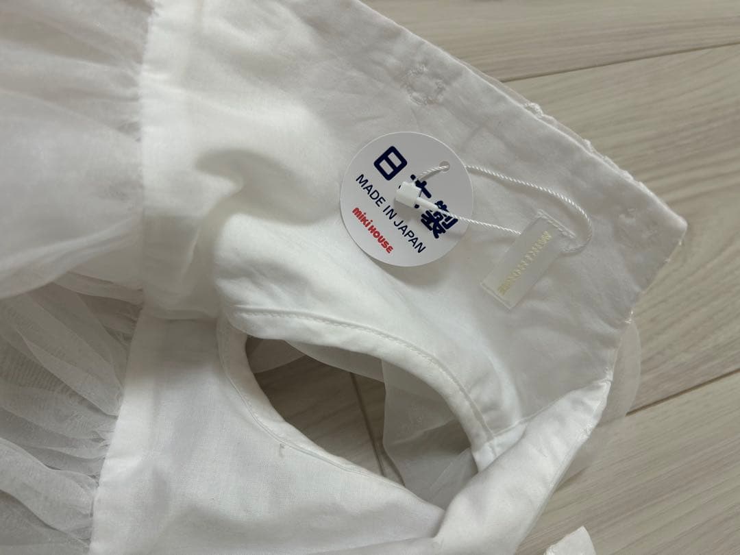 ミキハウス セレモニードレス3点+ソックス+シューズ 新品未使用 箱付き