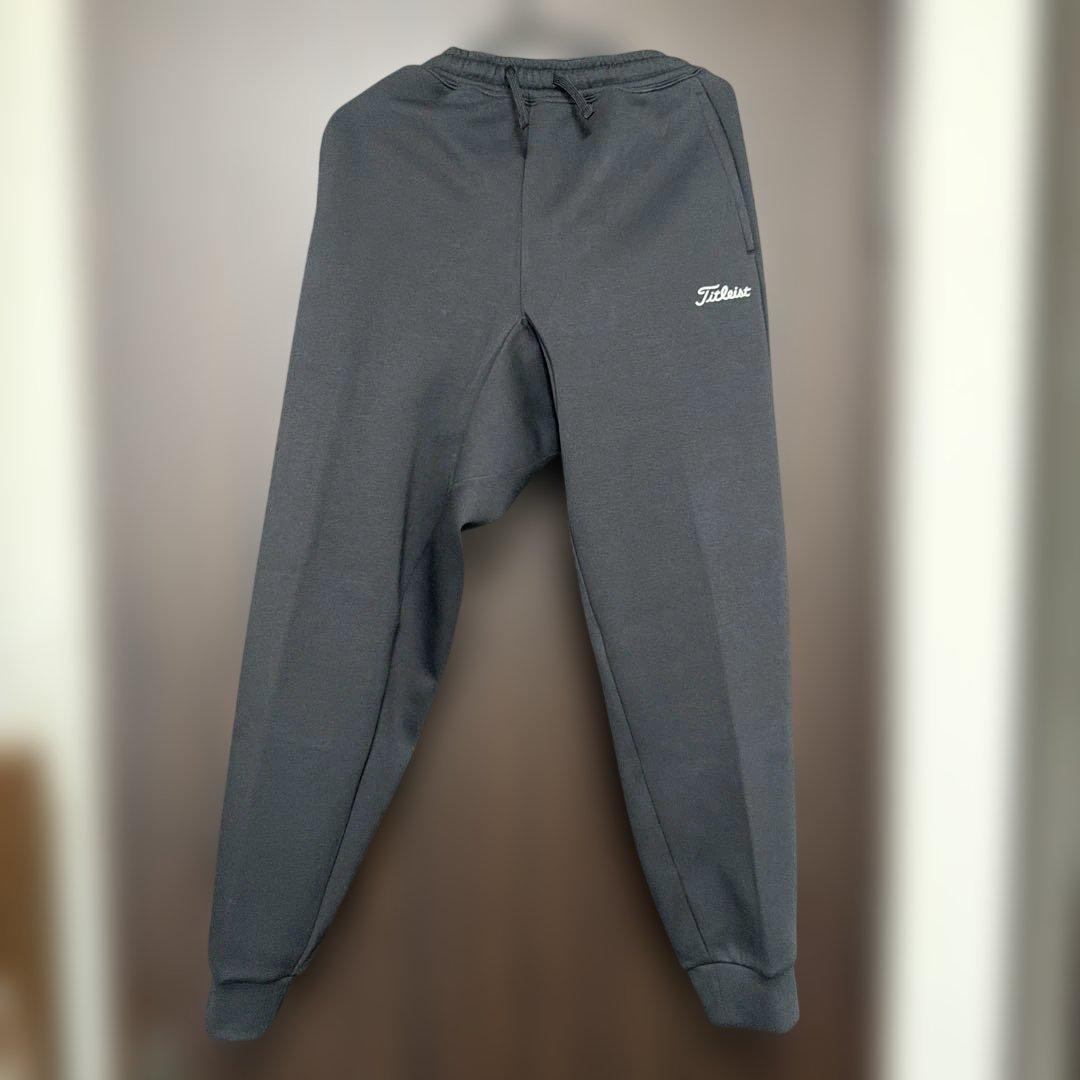 未使用品　タイトリスト　ブラック　パーカー & パンツ上下セット　LL メンズ