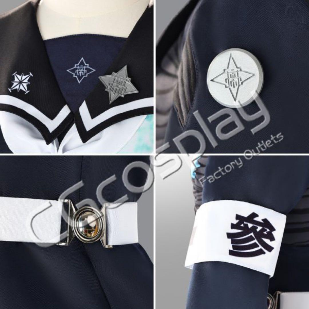 YY様　HUNDRED LINE 最終防衛学園 飴宮怠美　コスプレ衣装＋ウィッグ