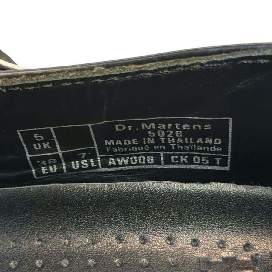 Dr.Martens 5026 メリージェーン レザー ブラック UK5