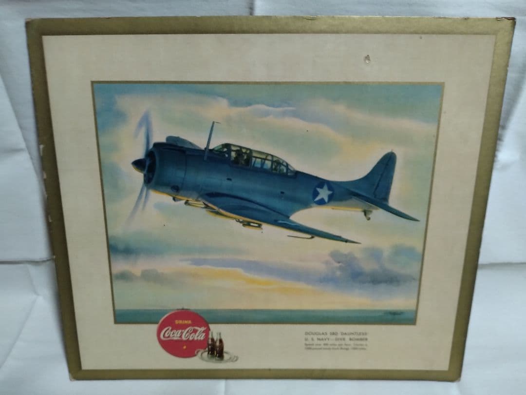 コカ・コーラ　ビンテージ　ポスター　40s