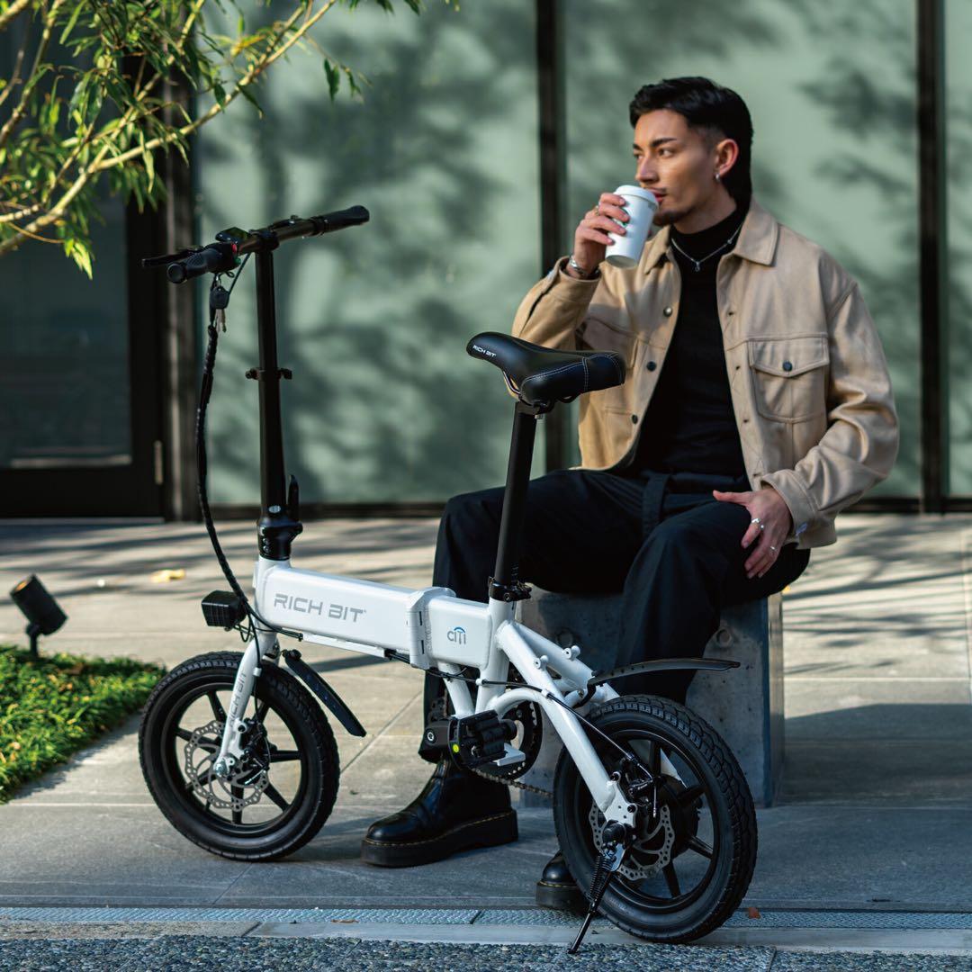 新品 電動アシスト自転車 RICHBIT CITY ASSIST ホワイト