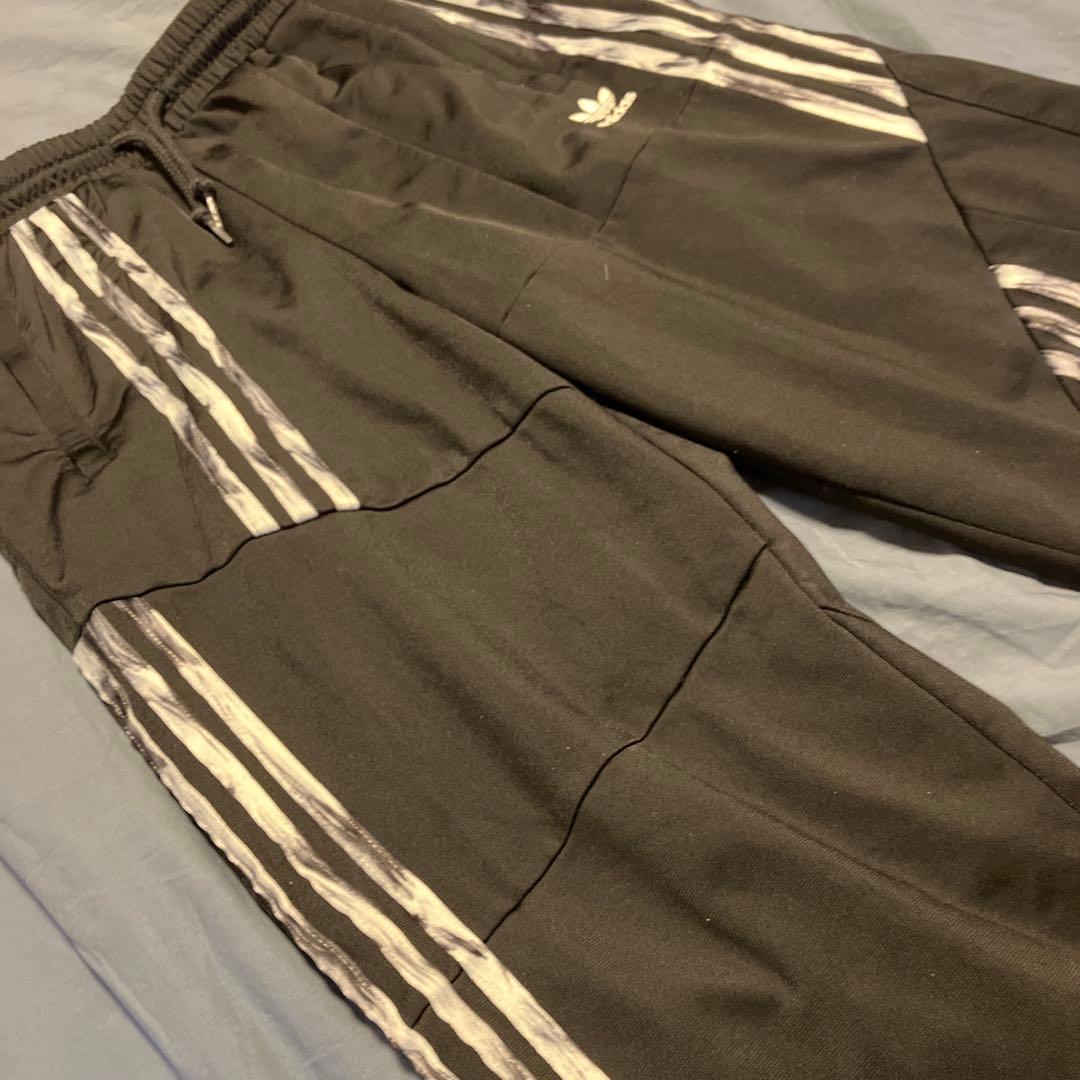 adidas×DANIELLE CATHARI 解体再構築トラックパンツ黒M