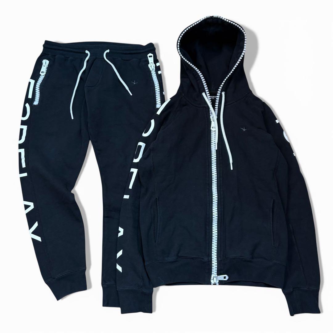 1PIU1UGUALE3 RELAX ロゴプリント セットアップ サイズ52