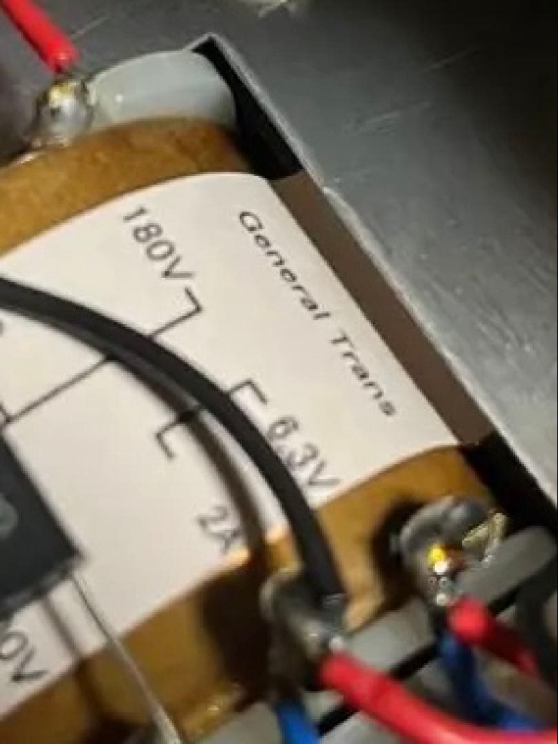 6BM8 真空管アンプ　シングル　自作アンプ