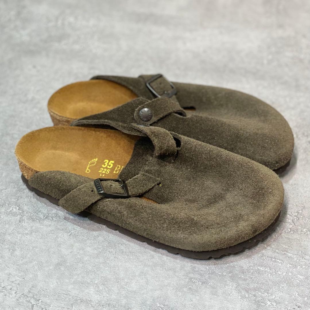 【早い者勝ち】【美品】Birkenstock ボストン　スエード　モカ　35