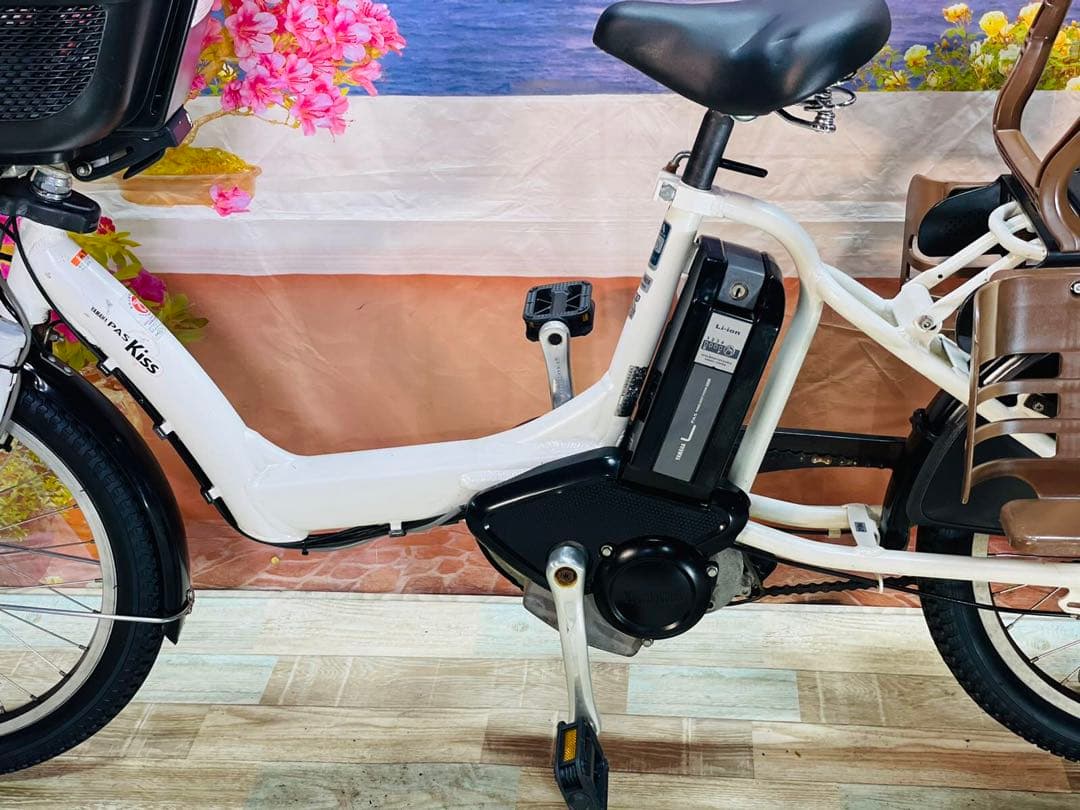 ヤマハパスキス⭐️人気モデル！子供乗せ電動アシスト自転車Y3194