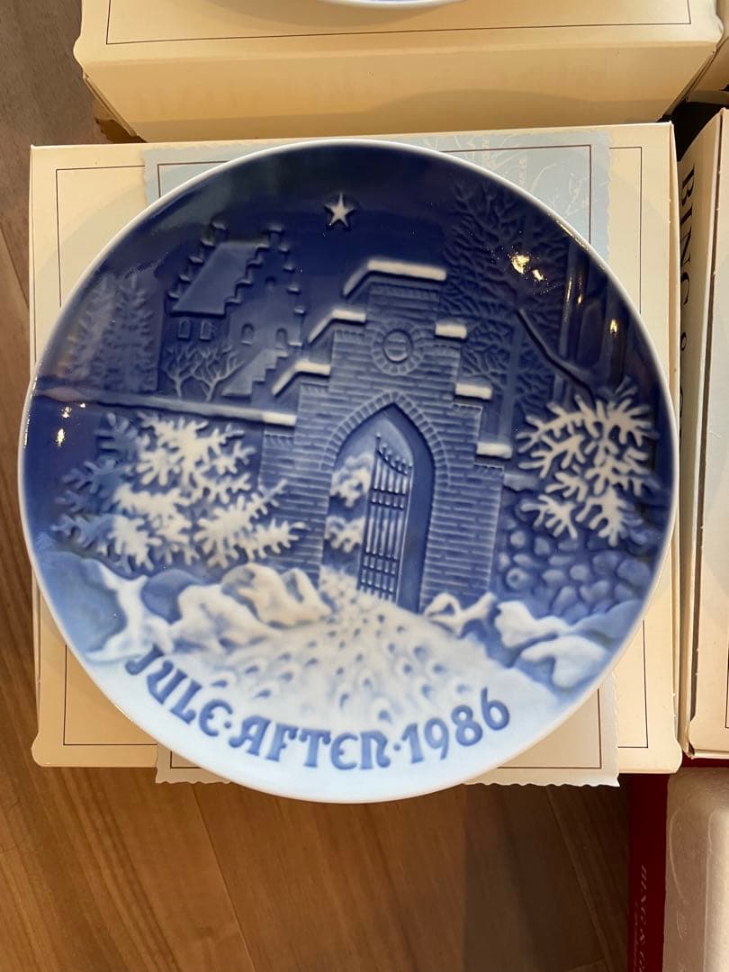 Bing & Grøndahl クリスマスプレート 1980年代 10枚セット