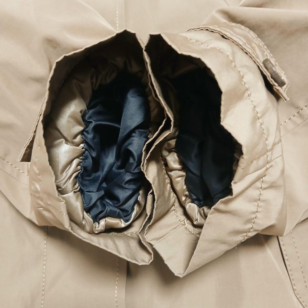 美品　23区 フード付きモッズコート 44　ライナー・ファー取り外し可