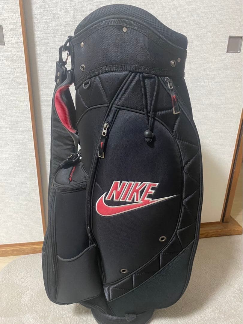 【希少・廃盤モデル】NIKE GOLF キャディバッグ ブラック×レッド