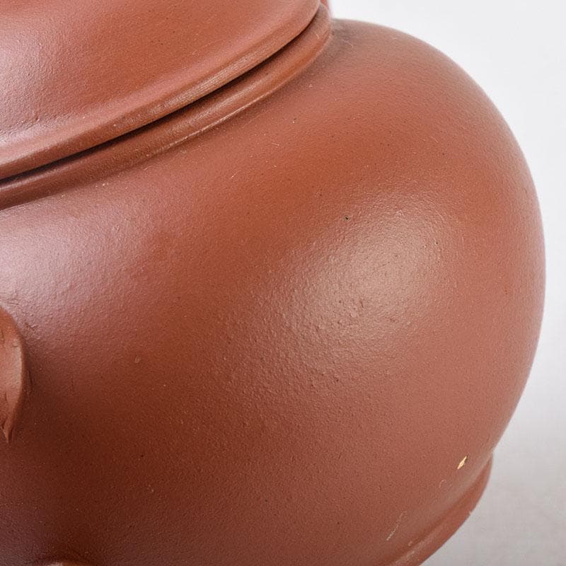 中国　中国宣興銘　紫砂　朱泥　急須　茶壷　C　R9060