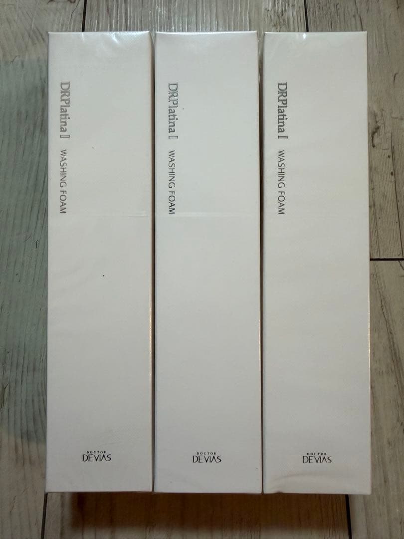 DRデヴィアスプラチナ ウォッシングフォームⅡ120g 計3点セット