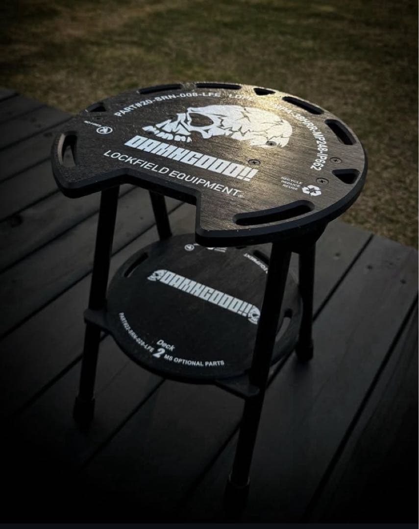 LOCKFIELD EQUIPMENT×DAMNGOOD!! スツール天板