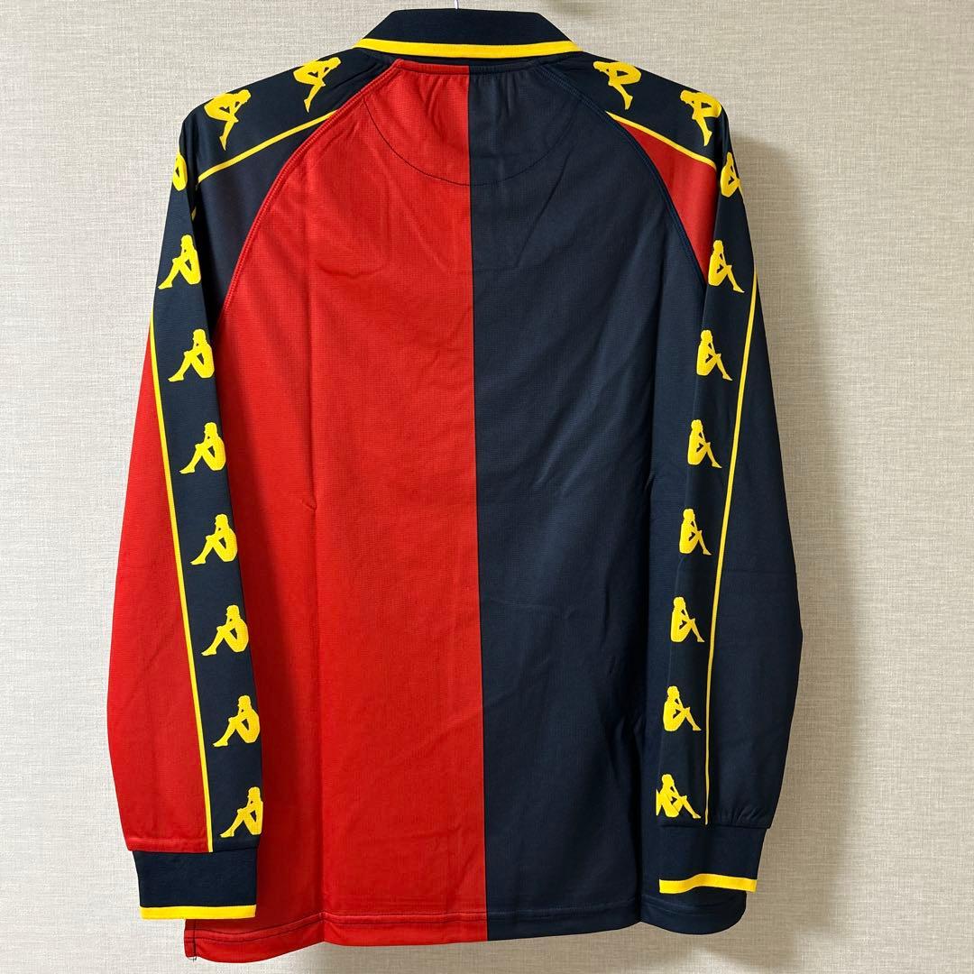 正規品新品☆ジェノアCFC99/00ホーム復刻ユニフォームLサイズ☆カッパ長袖