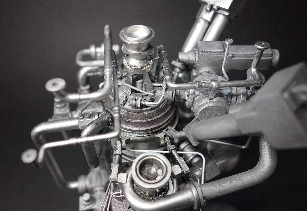 JAXA LE-9 ロケットエンジンモデル完成品