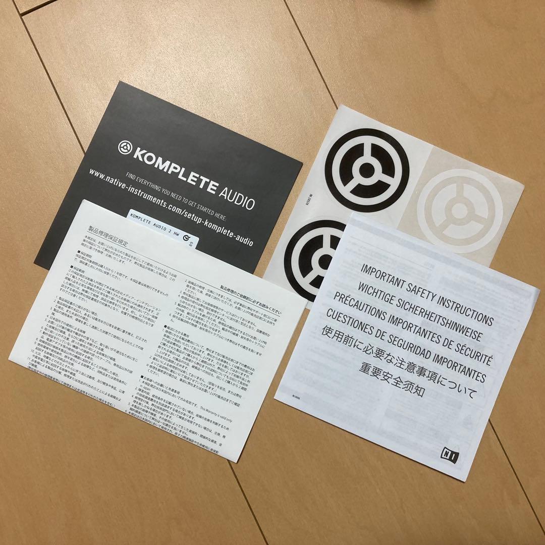 【新品未使用】KOMPLETE AUDIO 2 オーディオインターフェイス