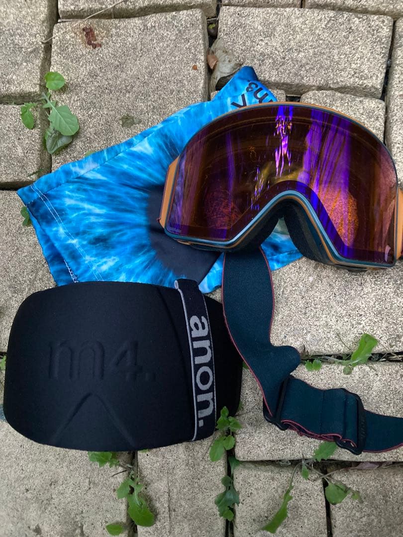 t*u様 anon m4 ゴーグル パープルレンズ