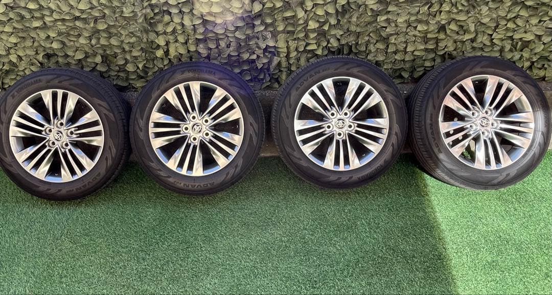 【美品】40アルファード純正18インチ タイヤホイール4本