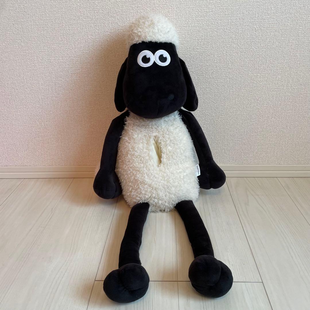 ひつじのショーン おすわりぬいぐるみティッシュカバー