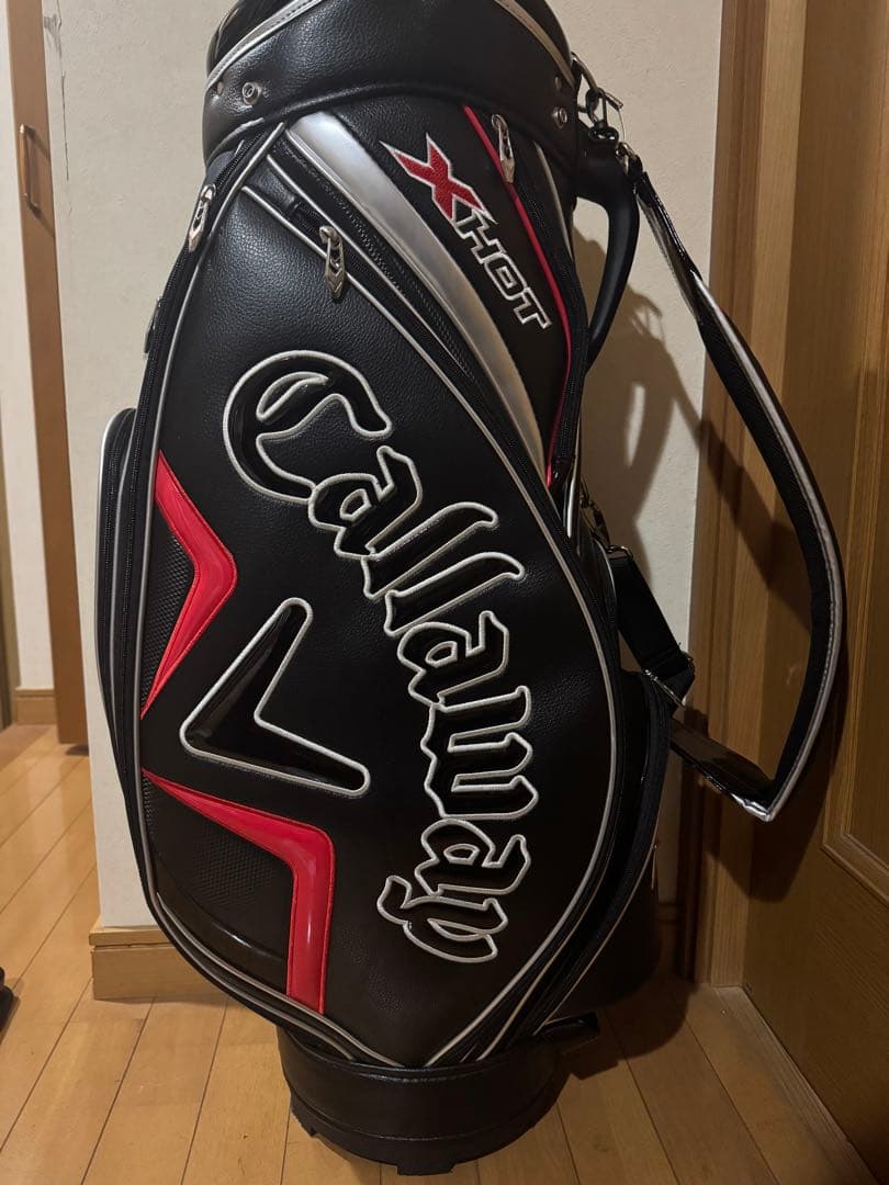 Callaway XHOT キャディバッグ 黒/赤