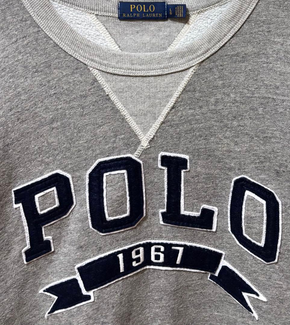 美品　POLO RALPH LAURENラルフローレン　POLO 両Ｖスウェット