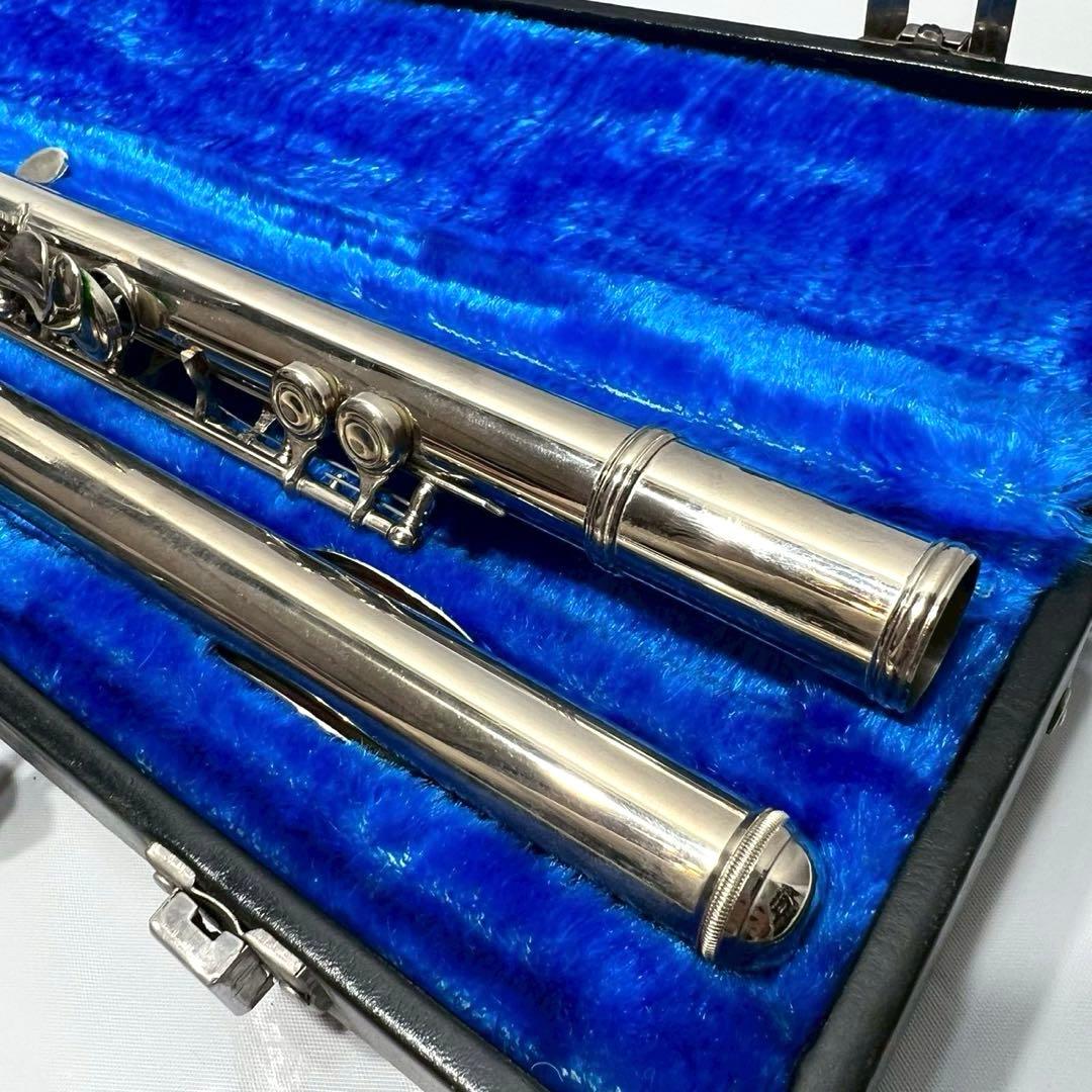 【音出し確認済み】 フルート 本体 ハードケース付 現状品 初心者向け 練習用