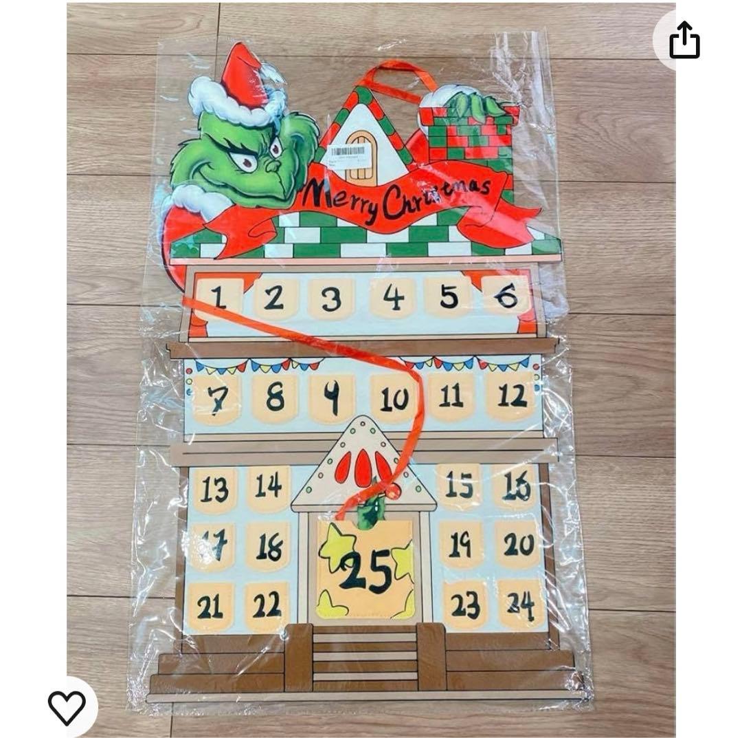 クリスマス アドベントカレンダー 25日間 壁掛け 飾り イベント