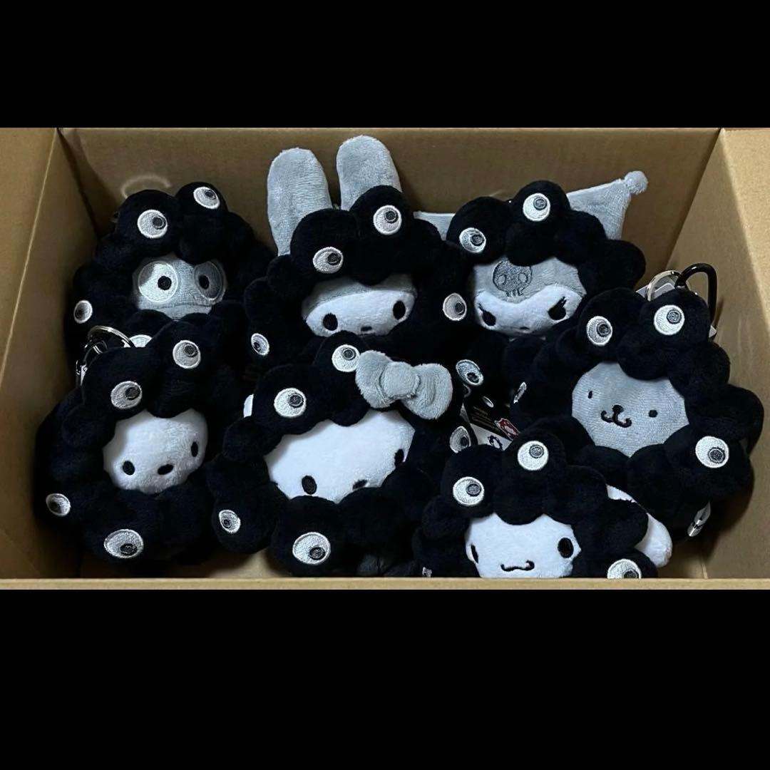 サンリオ　ミャクミャク　BCブラック　カラビナ　コンプリート　ポムポムプリン