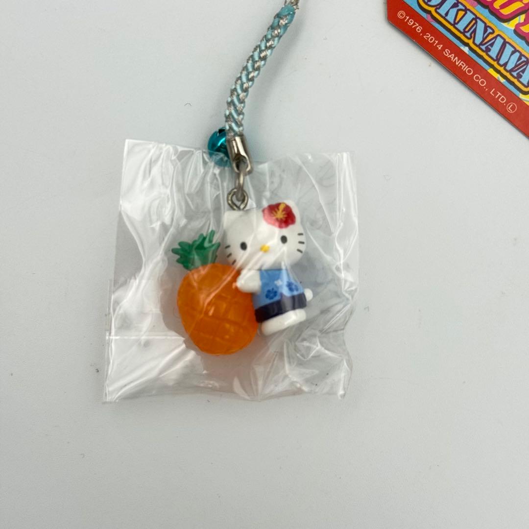 ✨レア✨ 沖縄限定　アロハパイナップルご当地キティ 根付けストラップ