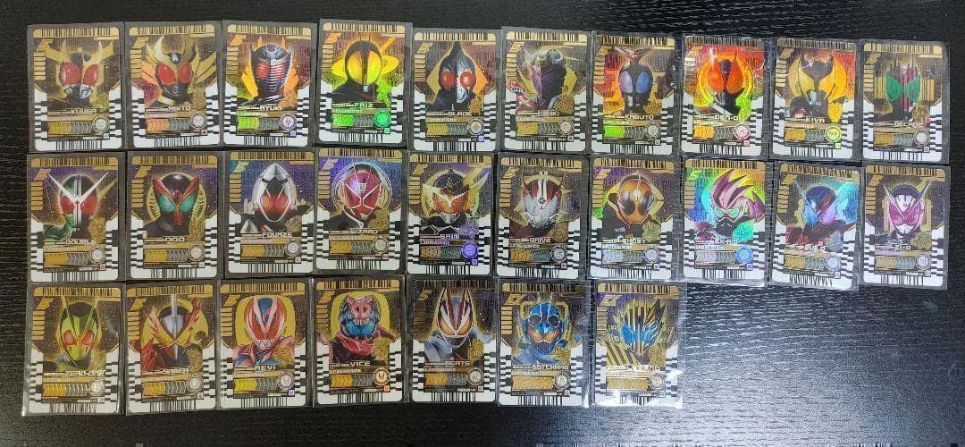 仮面ライダー　MR マーベラスレア 全27種 コンプ ライドケミートレカ