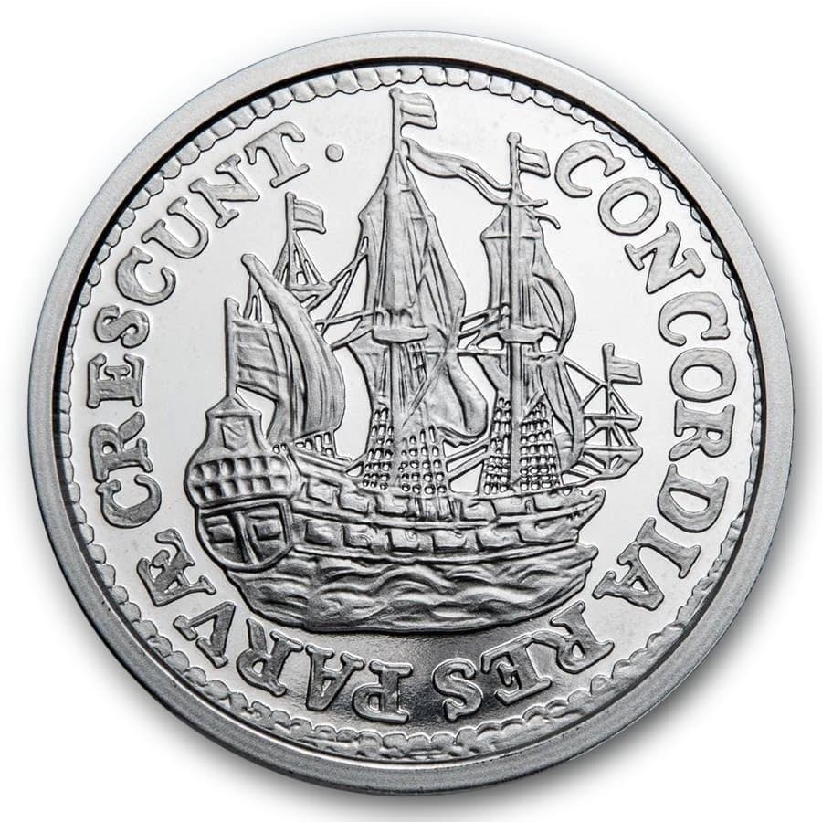 2021年 オランダ「帆船 シリング・リストライク」純銀 1オンス メダル