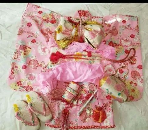 七五三　３歳　3才　花夢二　着物　セット　３才　一式